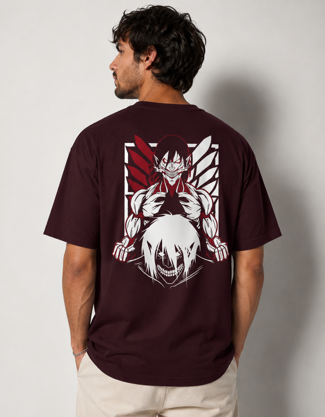 AOT Eren Titan Oversized T-Shirt