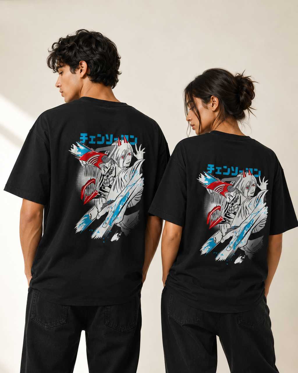 Denji & Power Oversized T-Shirt