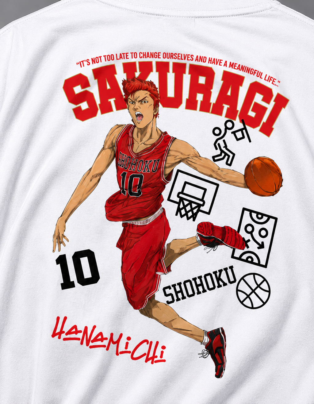 Hanamichi sakuragi Oversized T-Shirt
