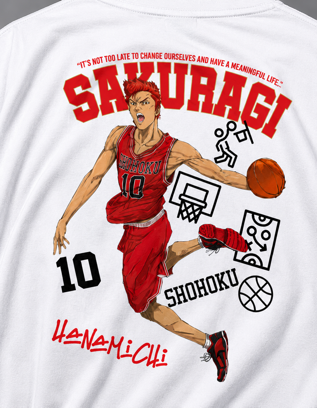 Hanamichi sakuragi Oversized T-Shirt