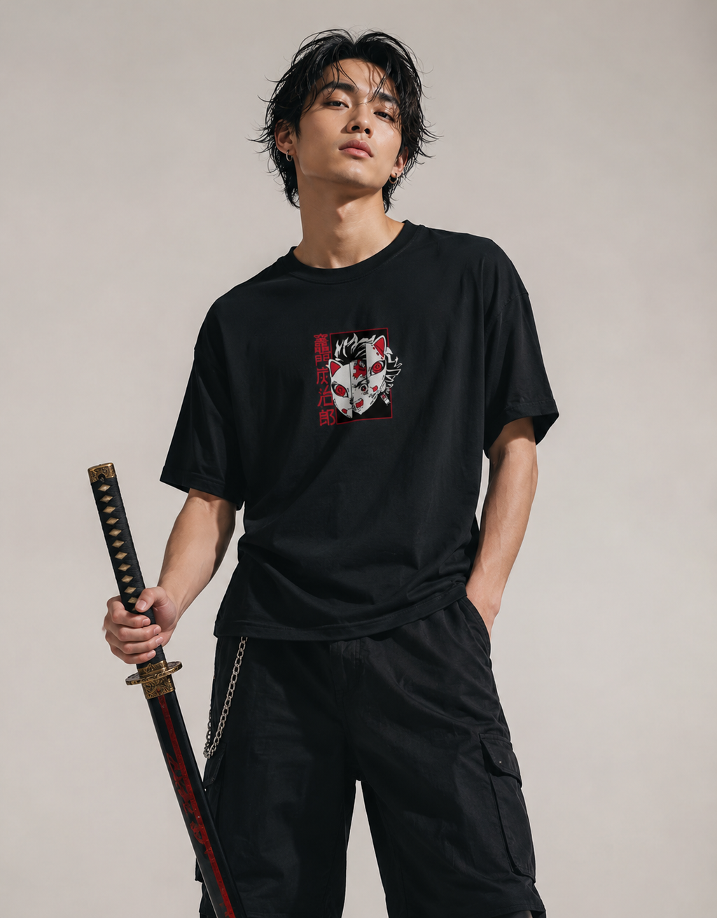 Tanjiro Kamado Oversized T-Shirt