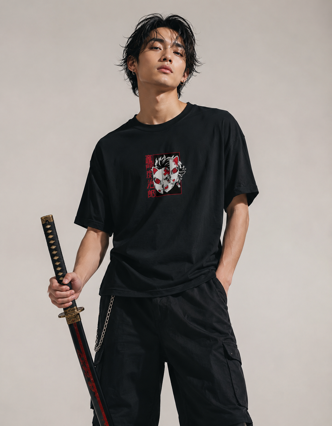 Tanjiro Kamado Oversized T-Shirt