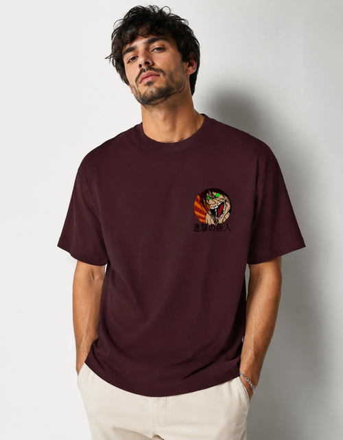 AOT Eren Titan Oversized T-Shirt