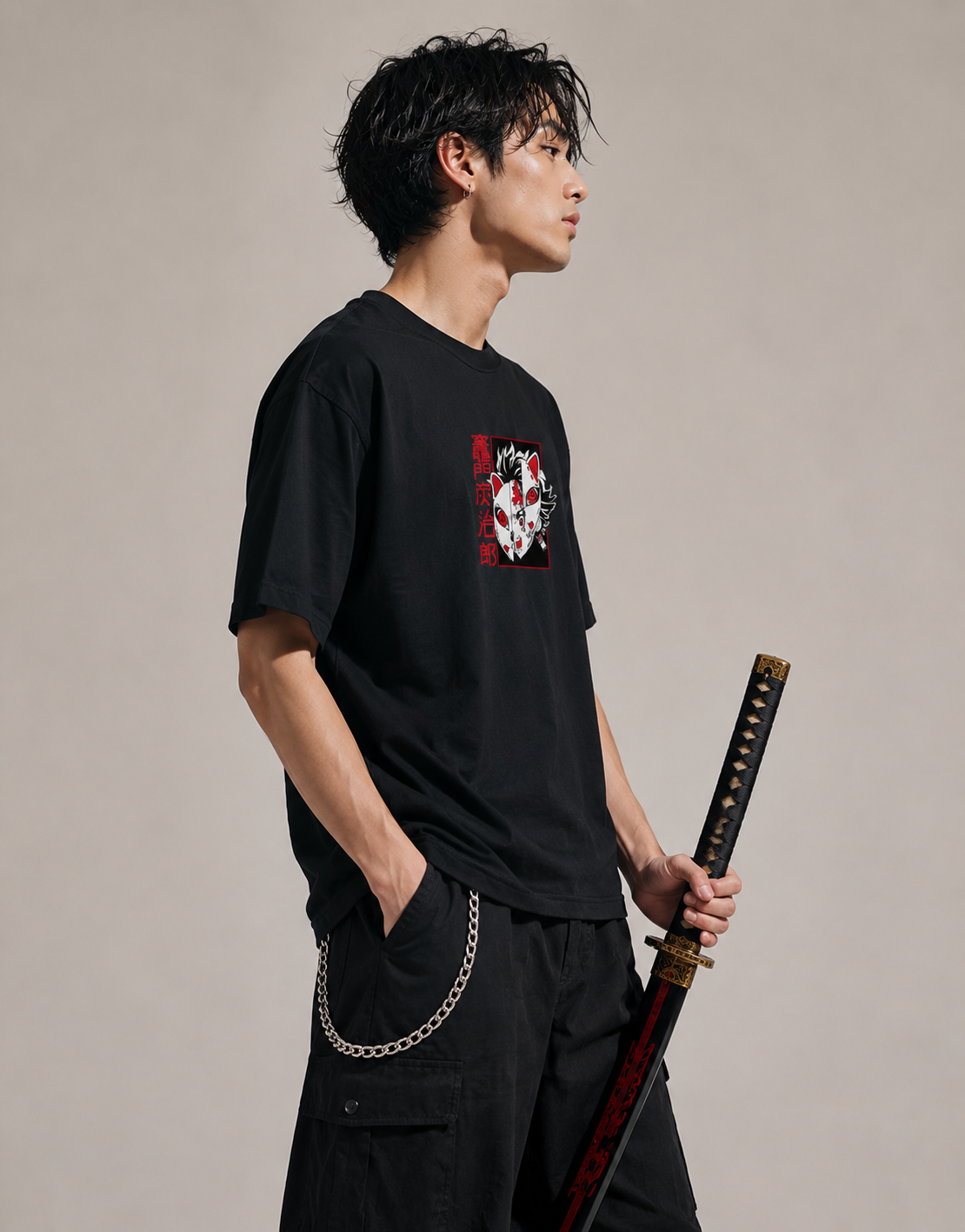 Tanjiro Kamado Oversized T-Shirt